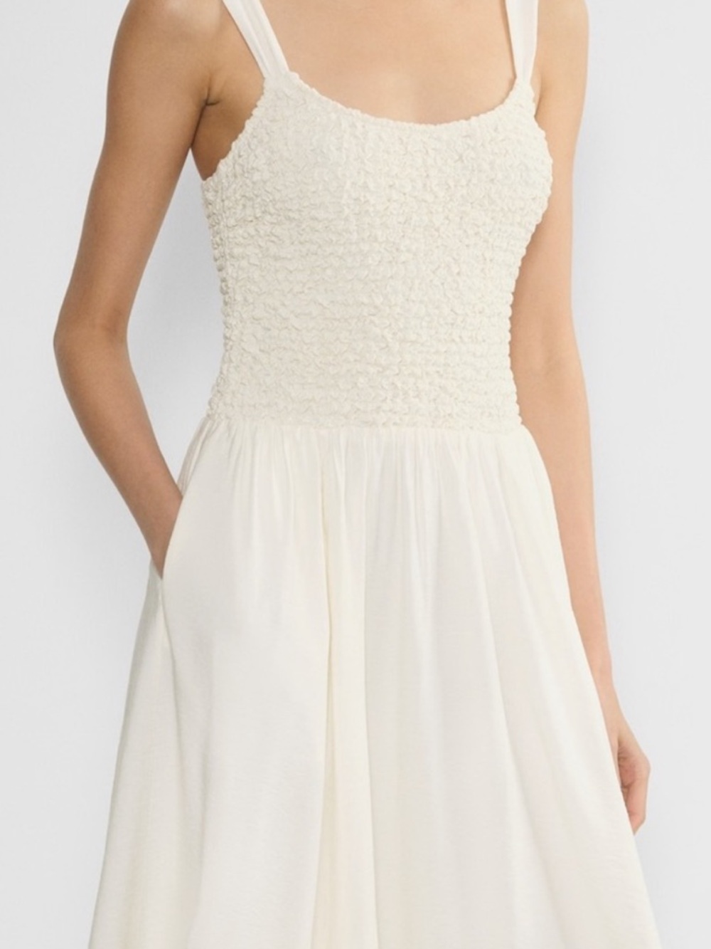 Wilfred Alice Scoopneck fit-and-flare midi dress - Picture 3 of 5